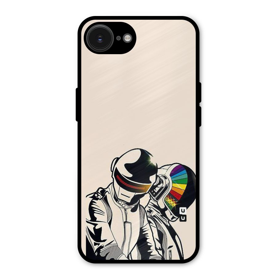 Rainbow Radio Metal Back Case for iPhone 16e