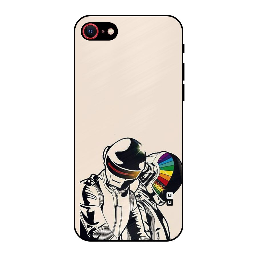 Rainbow Radio Metal Back Case for iPhone 7