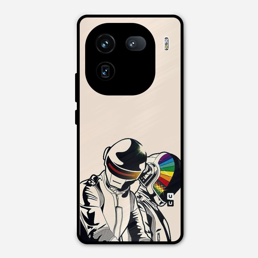 Rainbow Radio Metal Back Case for iQOO 12