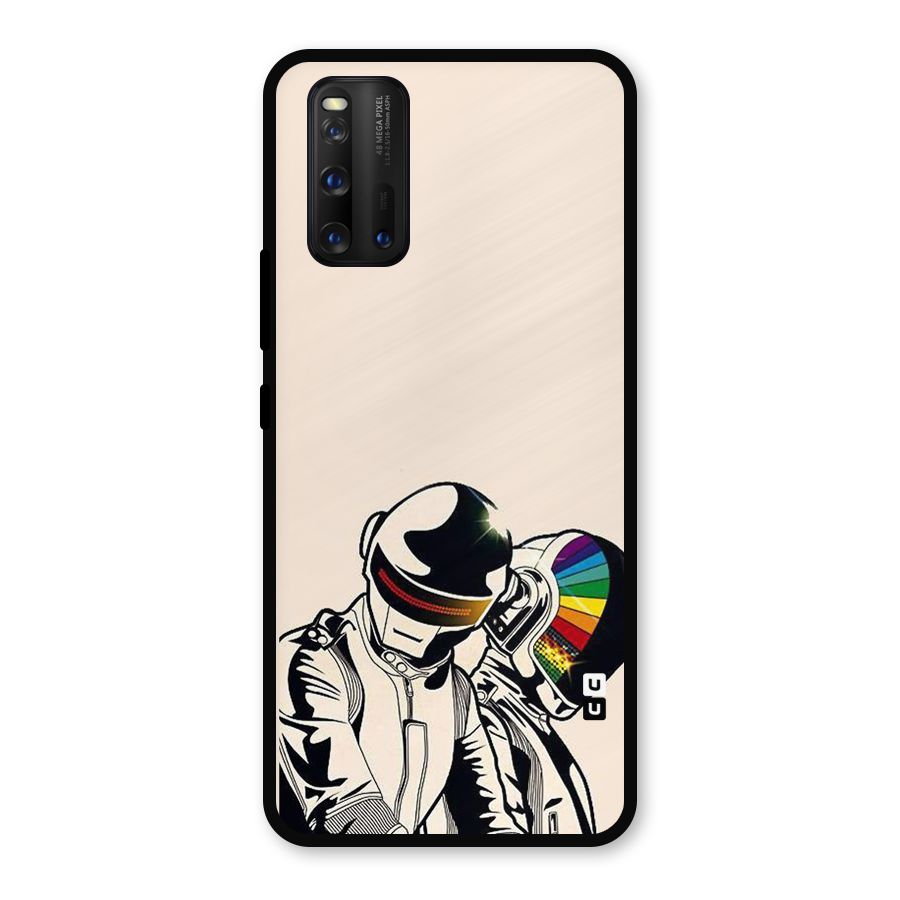 Rainbow Radio Metal Back Case for iQOO 3
