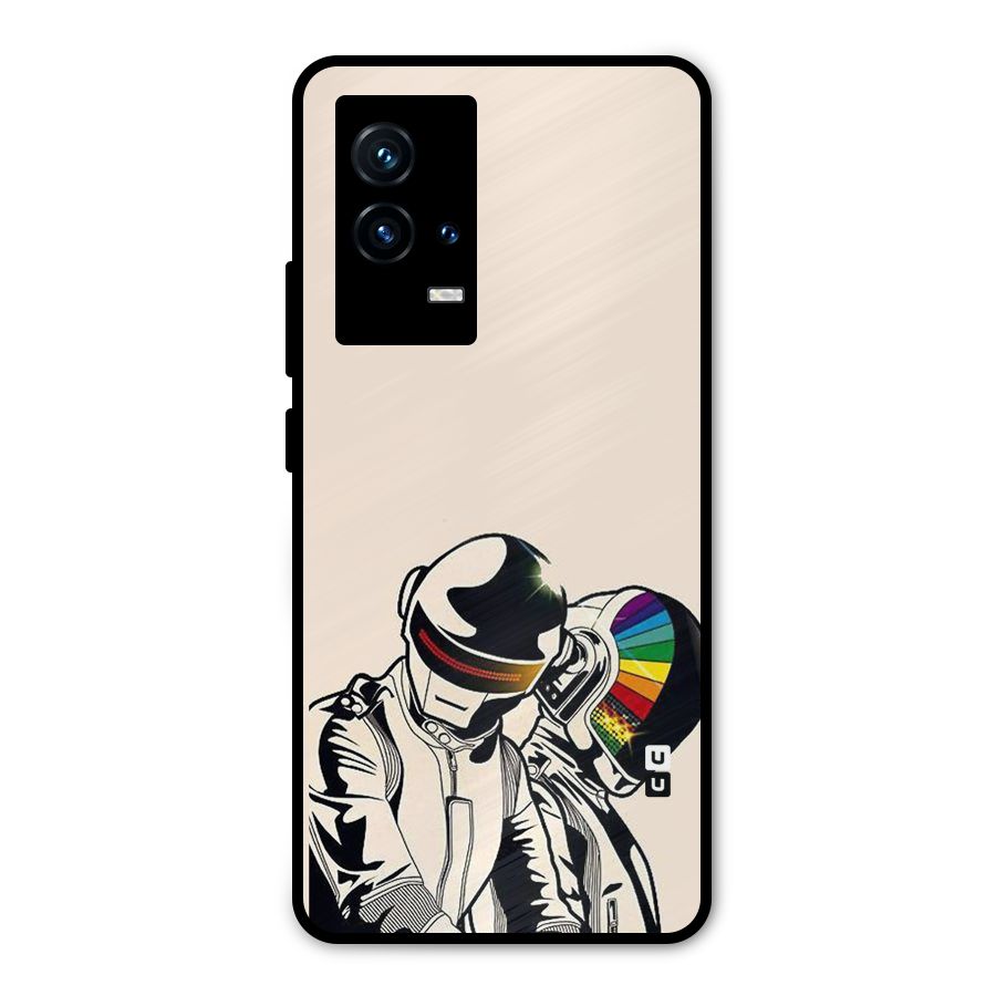 Rainbow Radio Metal Back Case for iQOO 9 5G