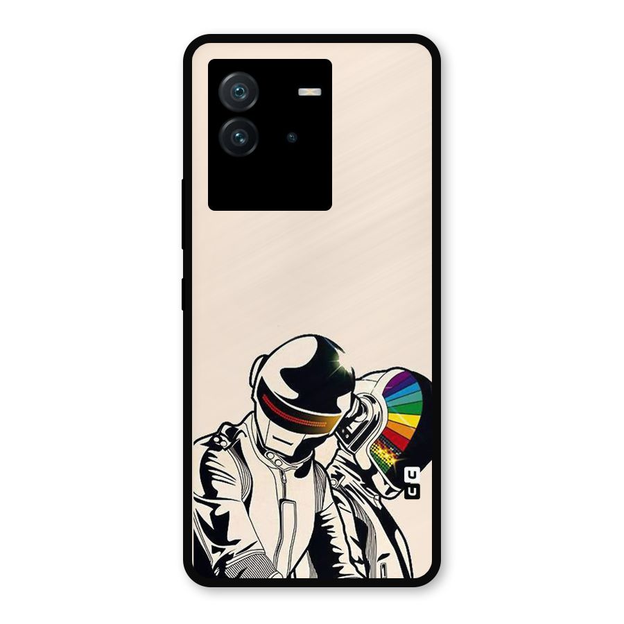 Rainbow Radio Metal Back Case for iQOO Neo 6 5G