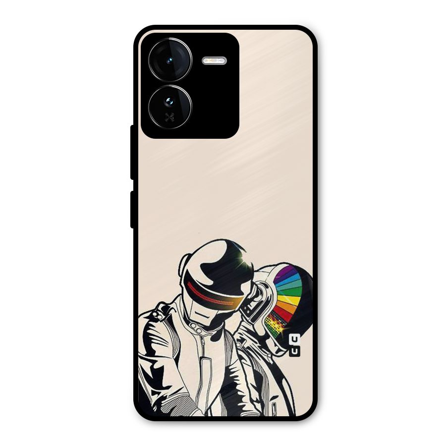 Rainbow Radio Metal Back Case for iQOO Z9