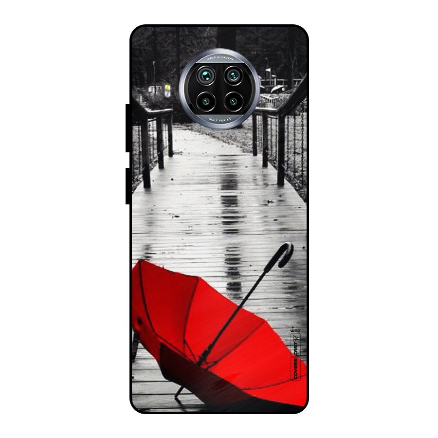 Rainy Red Umbrella Metal Back Case for Mi 10i