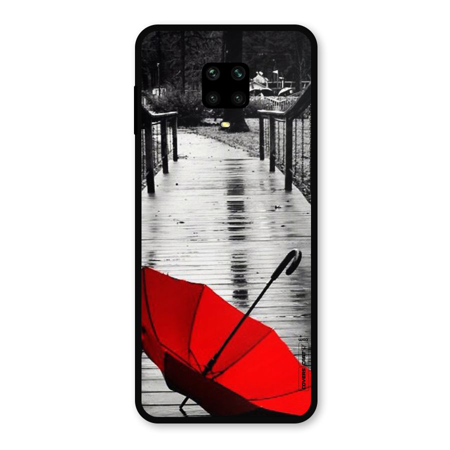 Rainy Red Umbrella Metal Back Case for Redmi Note 9 Pro Max