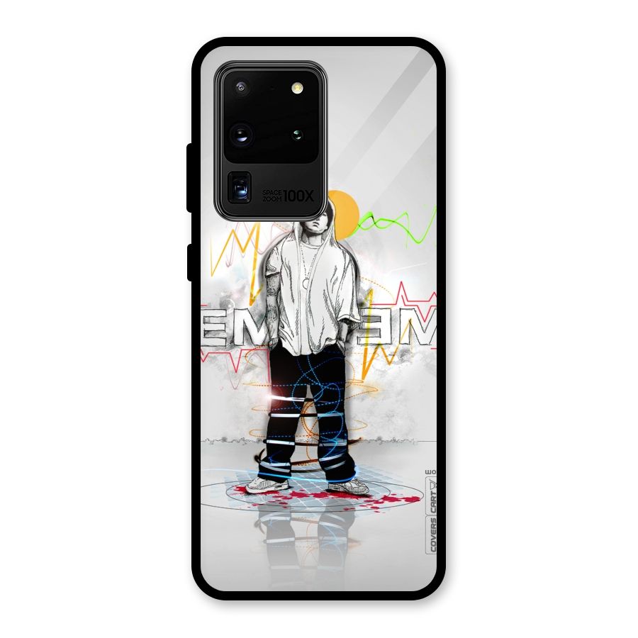 Rap King Eminem Glass Back Case for Galaxy S20 Ultra