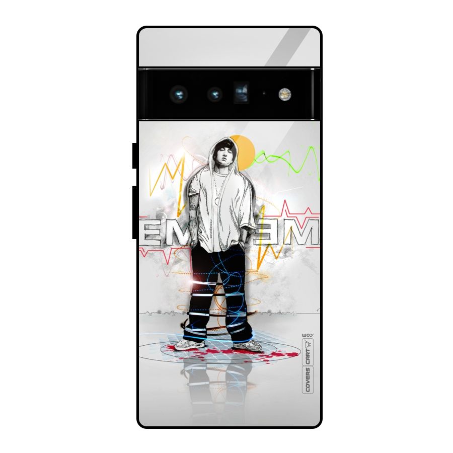 Rap King Eminem Glass Back Case for Google Pixel 6 Pro