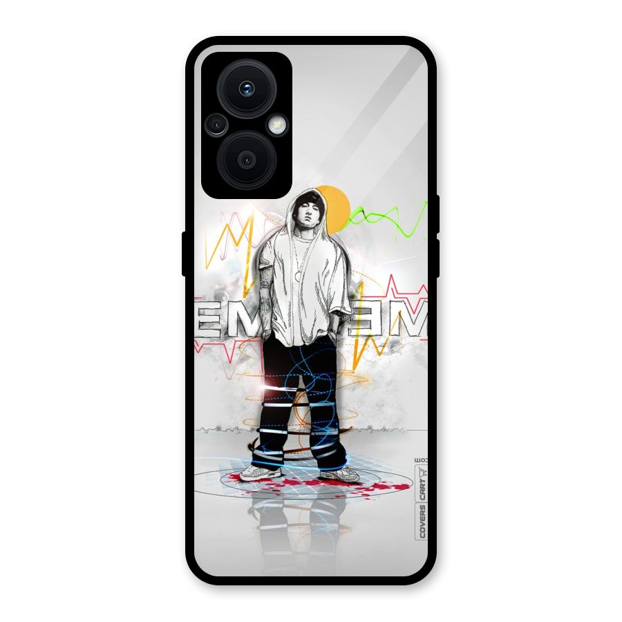 Rap King Eminem Glass Back Case for Oppo F21s Pro 5G