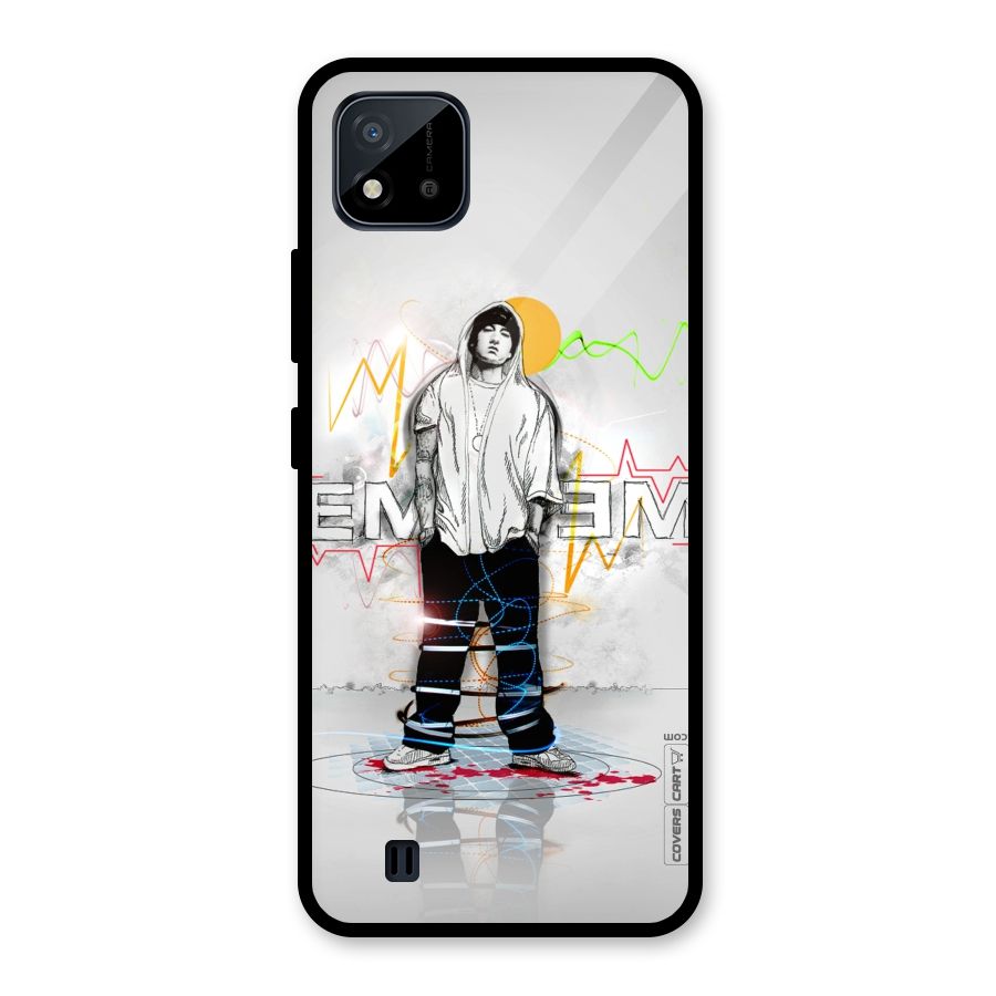 Rap King Eminem Glass Back Case for Realme C11 2021