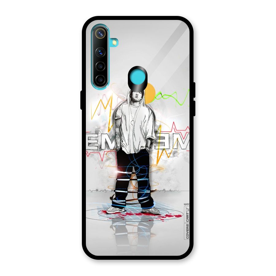 Rap King Eminem Glass Back Case for Realme Narzo 10
