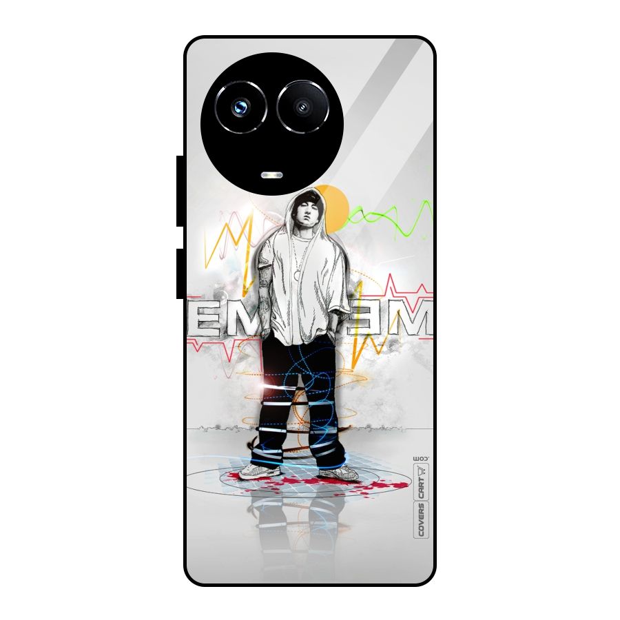 Rap King Eminem Glass Back Case for Realme Narzo 60X