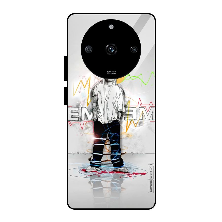 Rap King Eminem Glass Back Case for Realme Narzo 60 5G