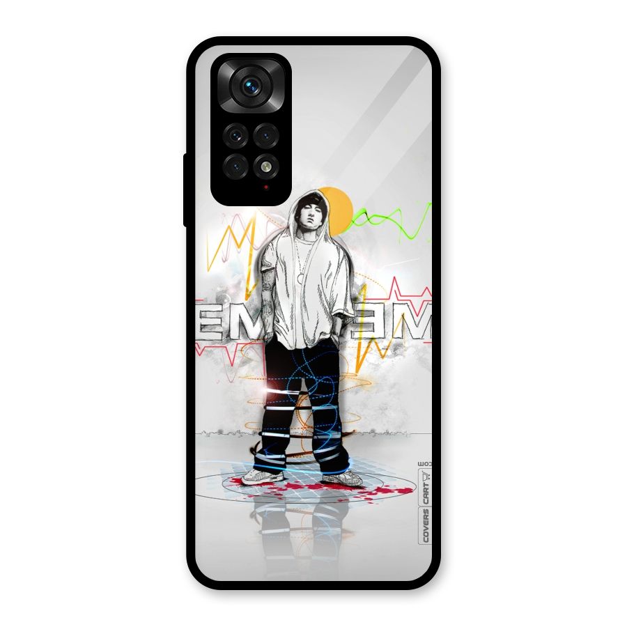 Rap King Eminem Glass Back Case for Redmi Note 11S