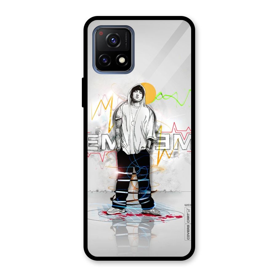 Rap King Eminem Glass Back Case for Vivo Y72 5G
