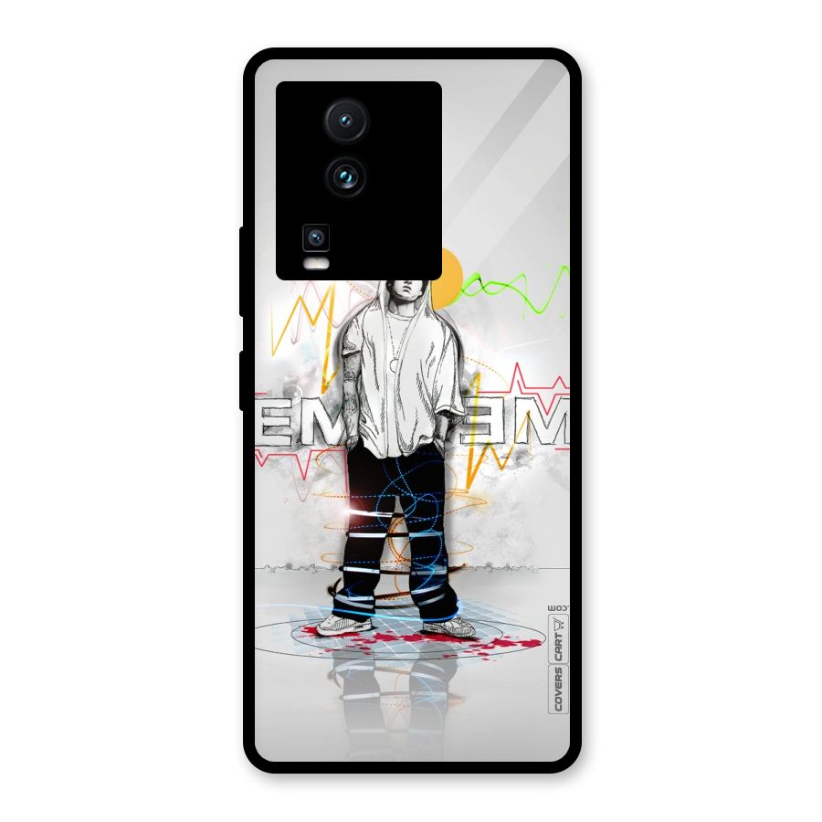 Rap King Eminem Glass Back Case for Vivo iQOO Neo 7 Pro