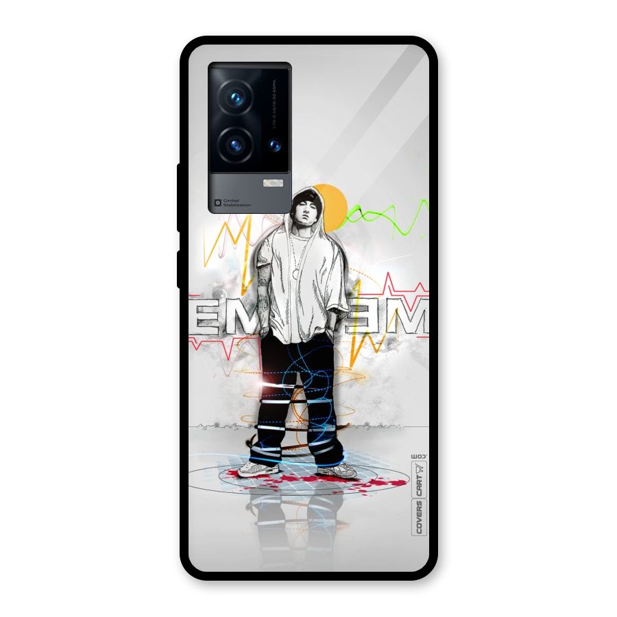Rap King Eminem Glass Back Case for iQOO 9 5G
