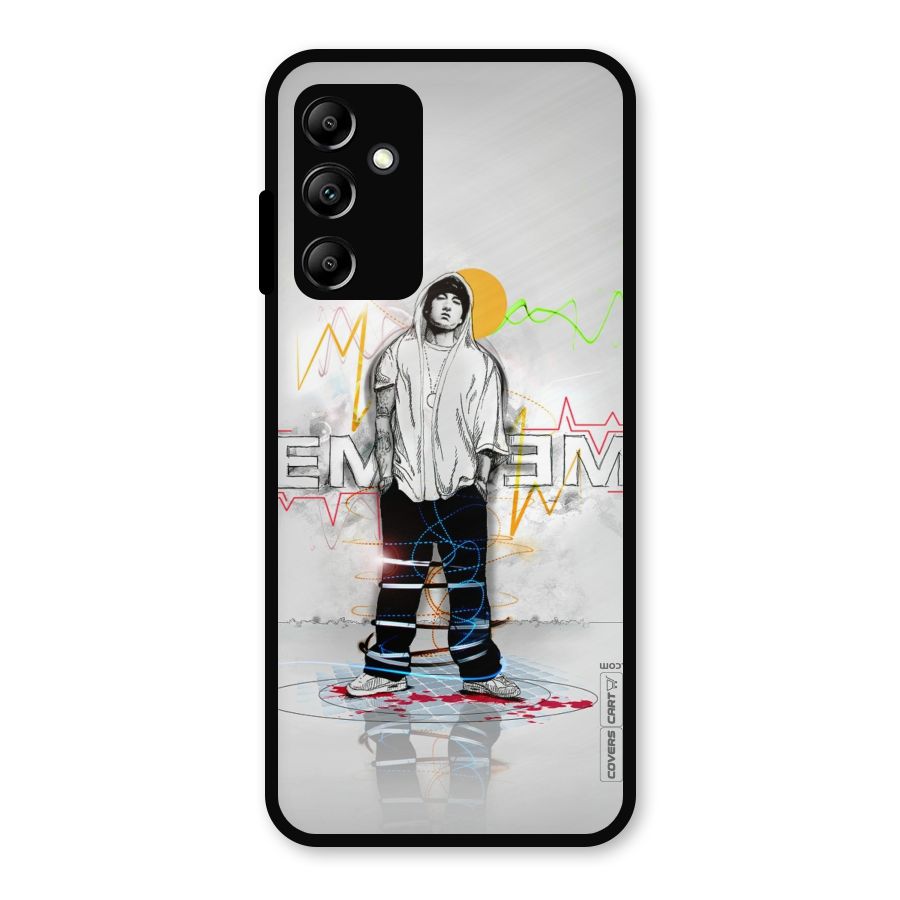Rap King Eminem Metal Back Case for Galaxy A14 5G