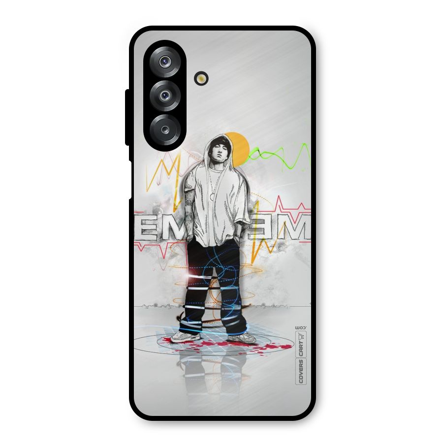Rap King Eminem Metal Back Case for Galaxy A26