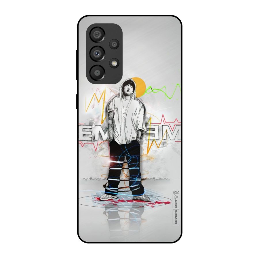 Rap King Eminem Metal Back Case for Galaxy A33 5G