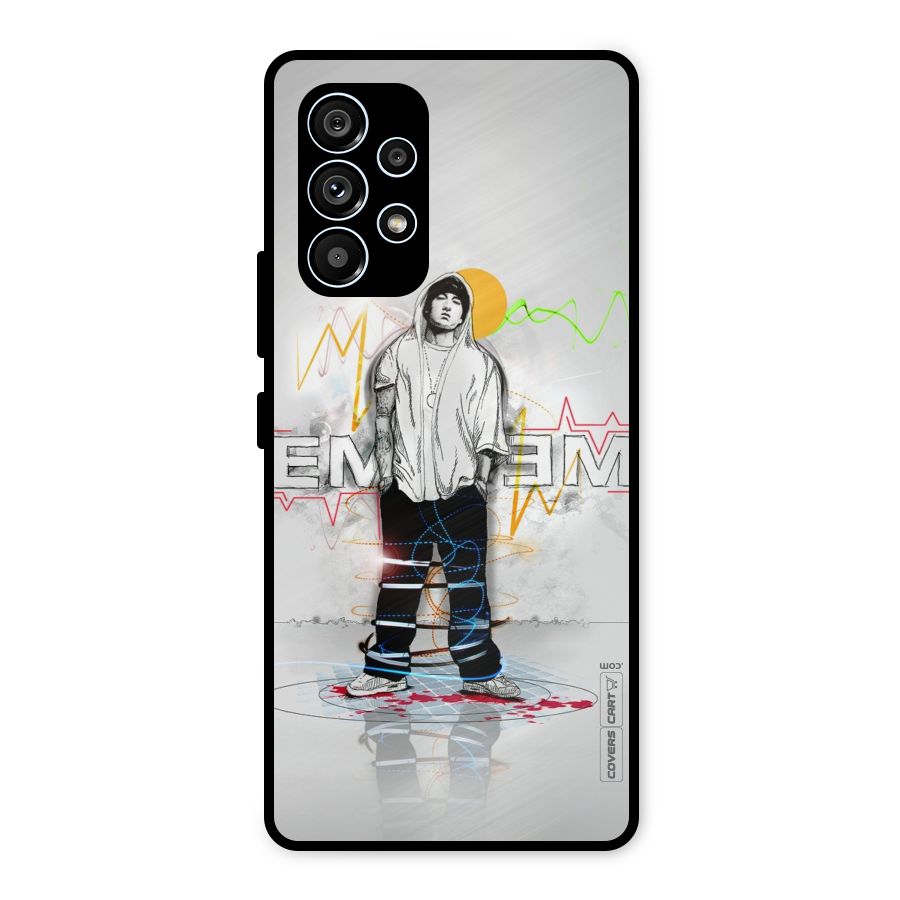 Rap King Eminem Metal Back Case for Galaxy A53 5G
