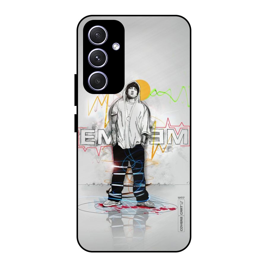 Rap King Eminem Metal Back Case for Galaxy A54