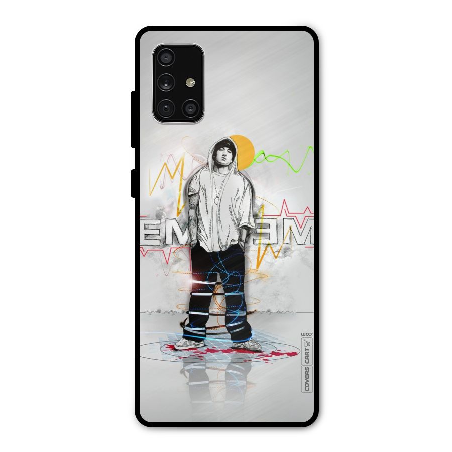 Rap King Eminem Metal Back Case for Galaxy A71