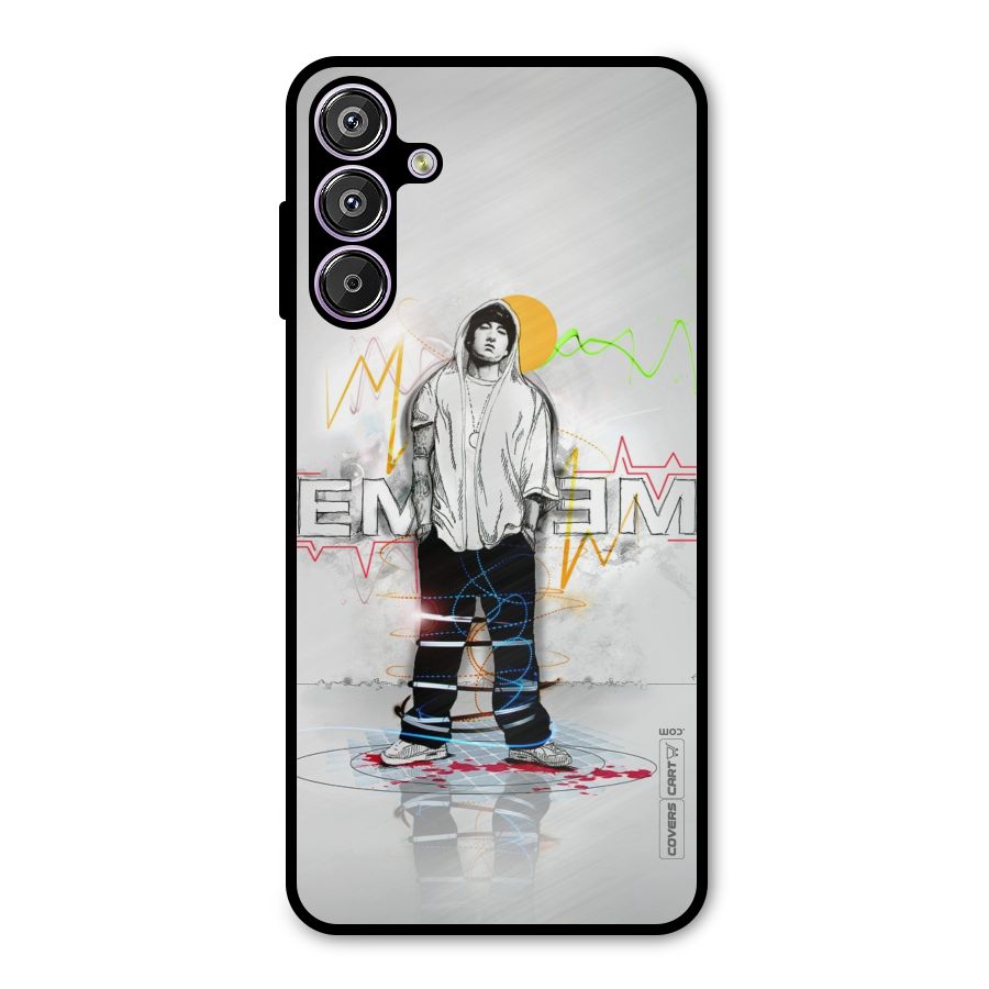 Rap King Eminem Metal Back Case for Galaxy F15