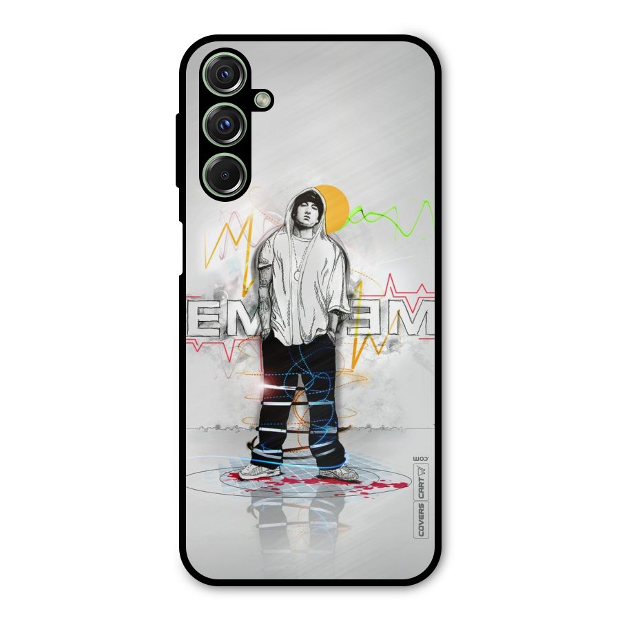 Rap King Eminem Metal Back Case for Galaxy F34