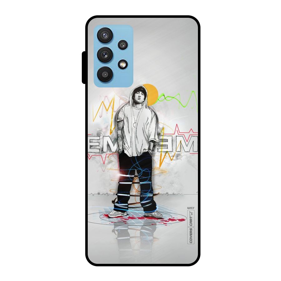 Rap King Eminem Metal Back Case for Galaxy M32 5G