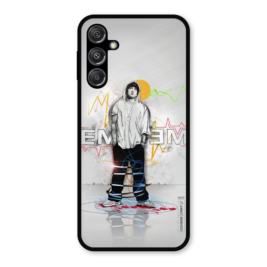 Rap King Eminem Metal Back Case for Galaxy M34 5G