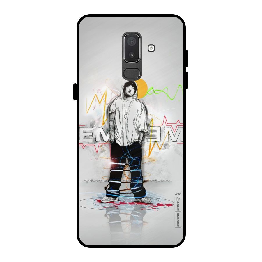 Rap King Eminem Metal Back Case for Galaxy On8 (2018)