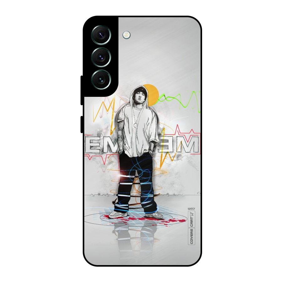 Rap King Eminem Metal Back Case for Galaxy S22 Plus 5G