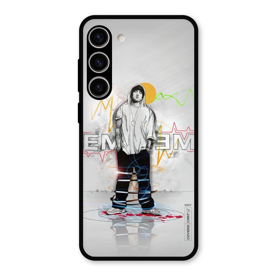 Rap King Eminem Metal Back Case for Galaxy S23 Plus