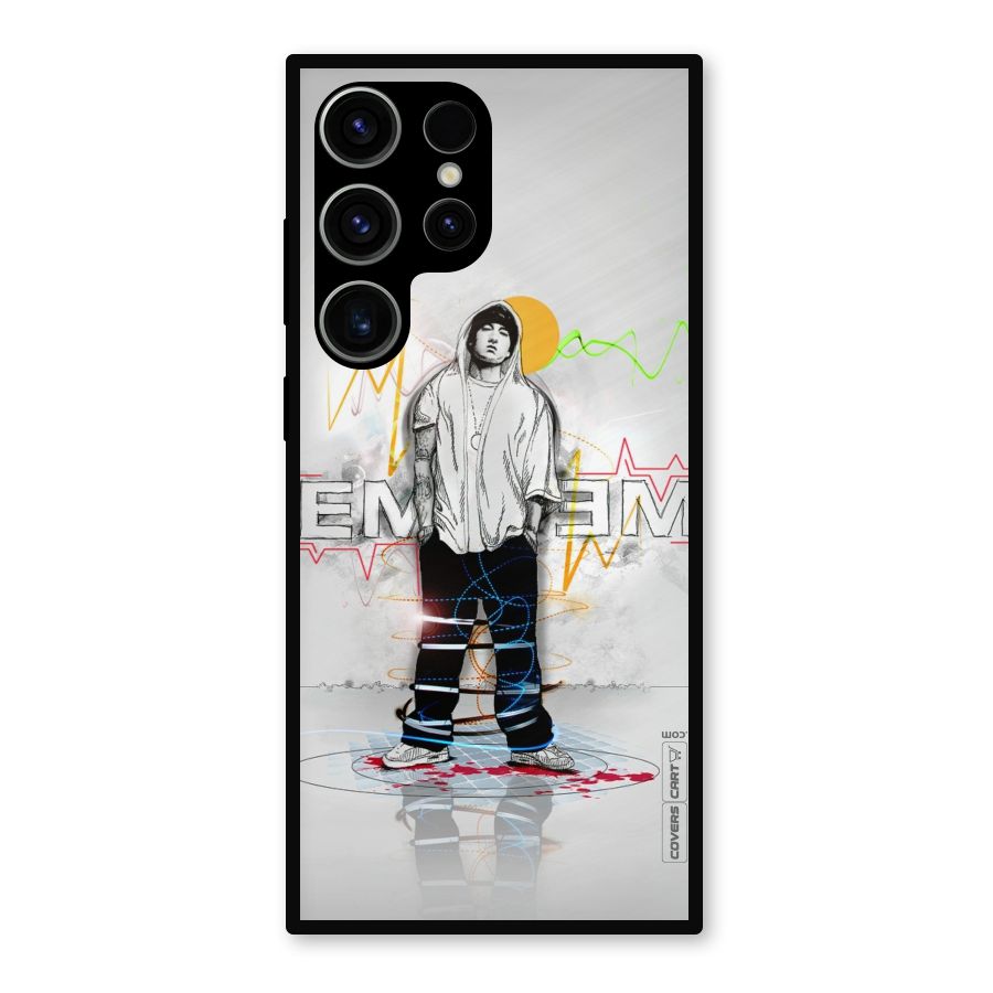 Rap King Eminem Metal Back Case for Galaxy S23 Ultra