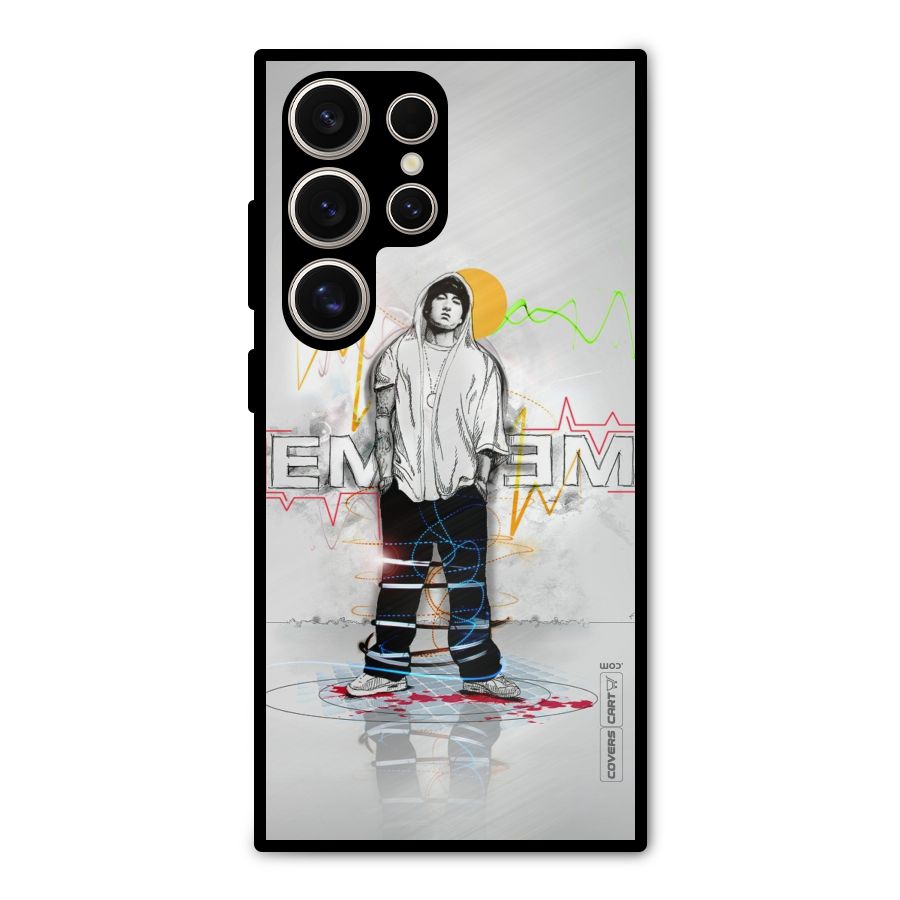 Rap King Eminem Metal Back Case for Galaxy S24 Ultra