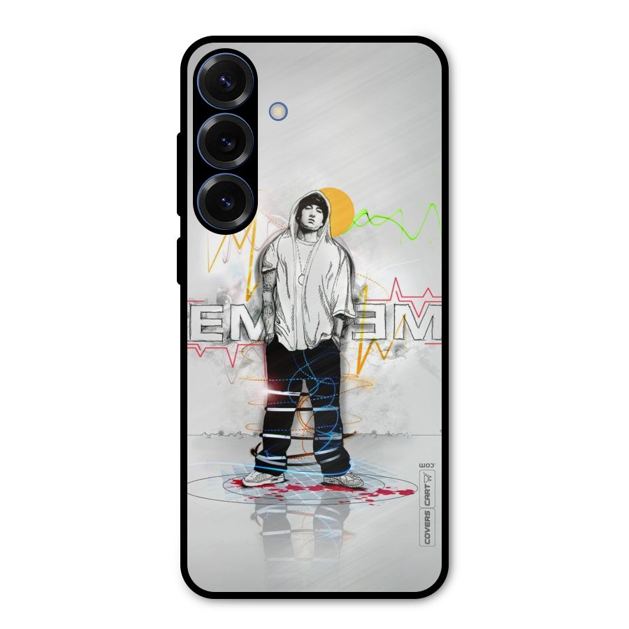 Rap King Eminem Metal Back Case for Galaxy S25 Plus