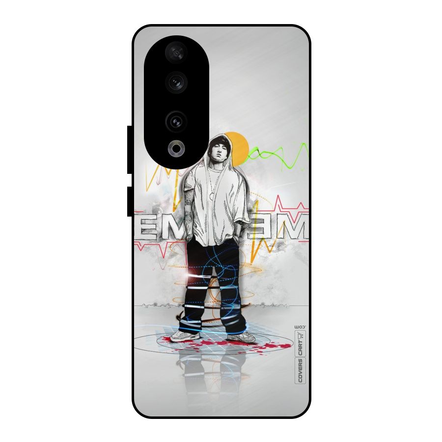 Rap King Eminem Metal Back Case for Honor 90