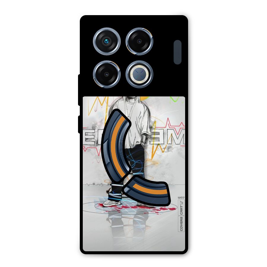 Rap King Eminem Metal Back Case for Infinix GT 20 Pro