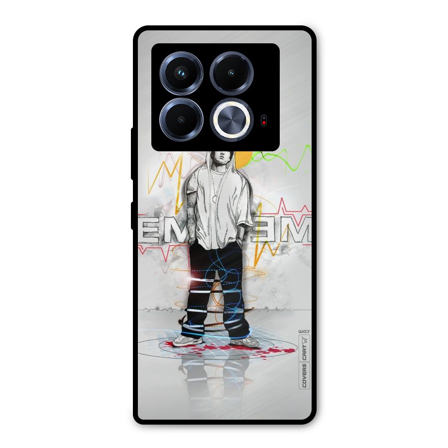 Rap King Eminem Metal Back Case for Infinix Note 40 5G
