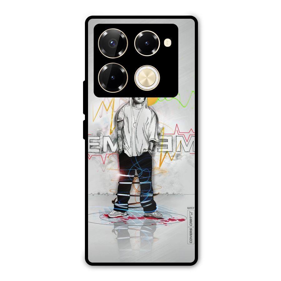 Rap King Eminem Metal Back Case for Infinix Note 40 Pro
