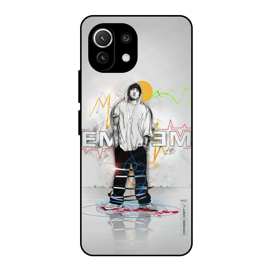 Rap King Eminem Metal Back Case for Mi 11 Lite