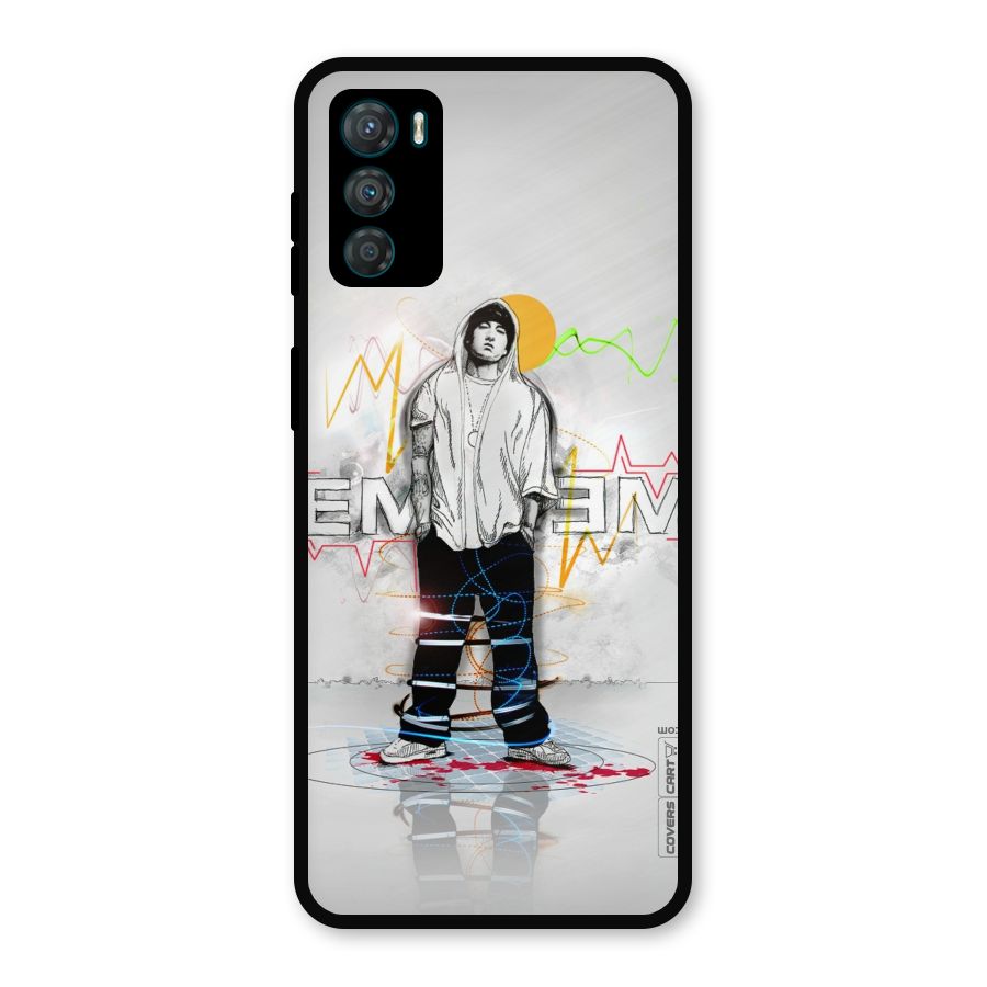Rap King Eminem Metal Back Case for Moto G42