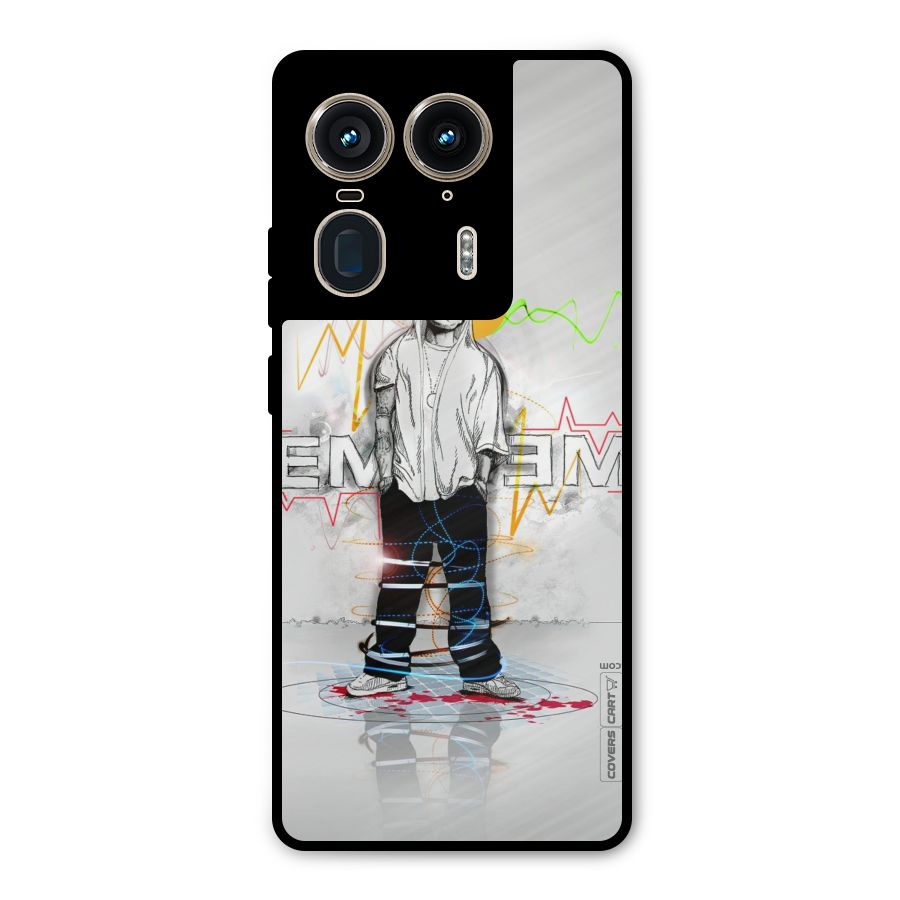 Rap King Eminem Metal Back Case for Motorola Edge 50 Ultra
