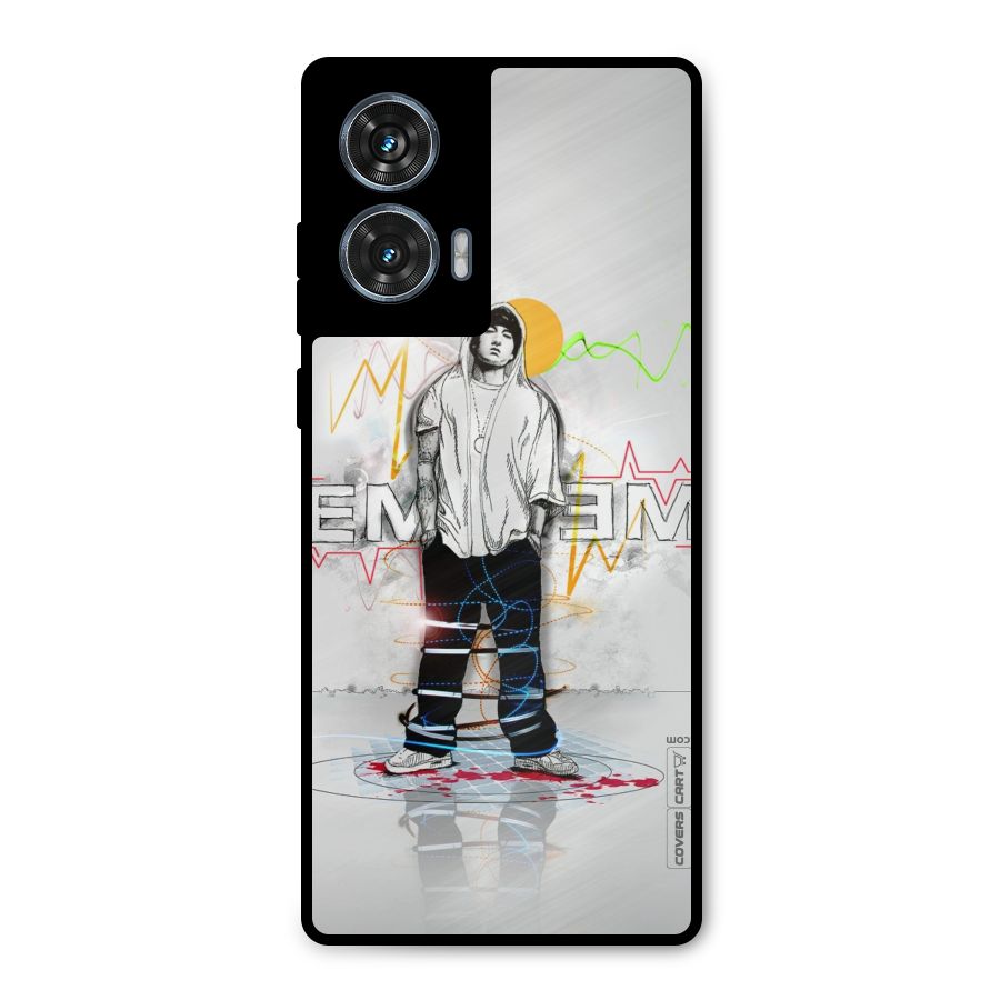 Rap King Eminem Metal Back Case for Motorola G96