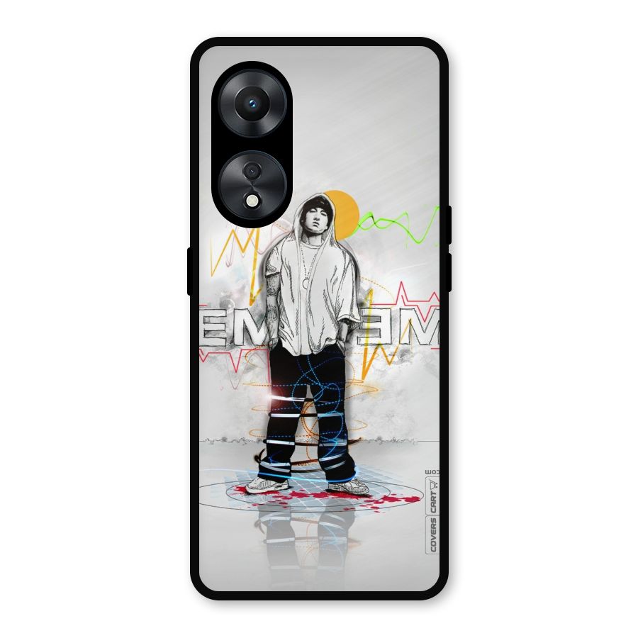 Rap King Eminem Metal Back Case for Oppo A78