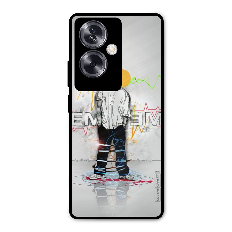 Rap King Eminem Metal Back Case for Oppo A79 5G
