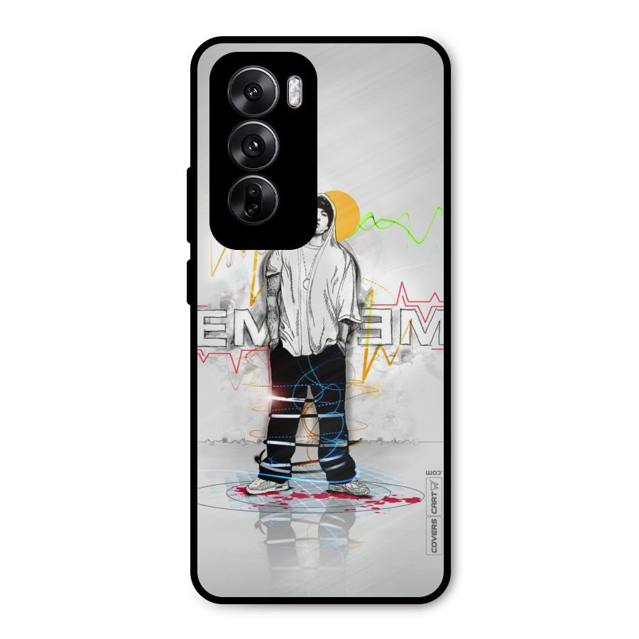 Rap King Eminem Metal Back Case for Oppo Reno12