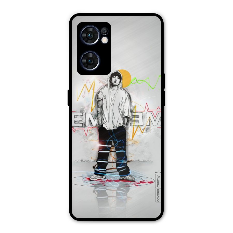 Rap King Eminem Metal Back Case for Oppo Reno7 5G