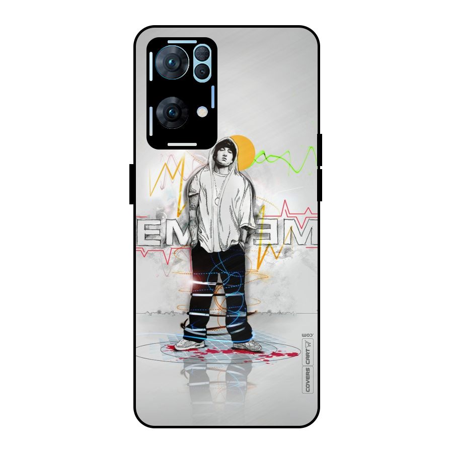 Rap King Eminem Metal Back Case for Oppo Reno7 Pro 5G