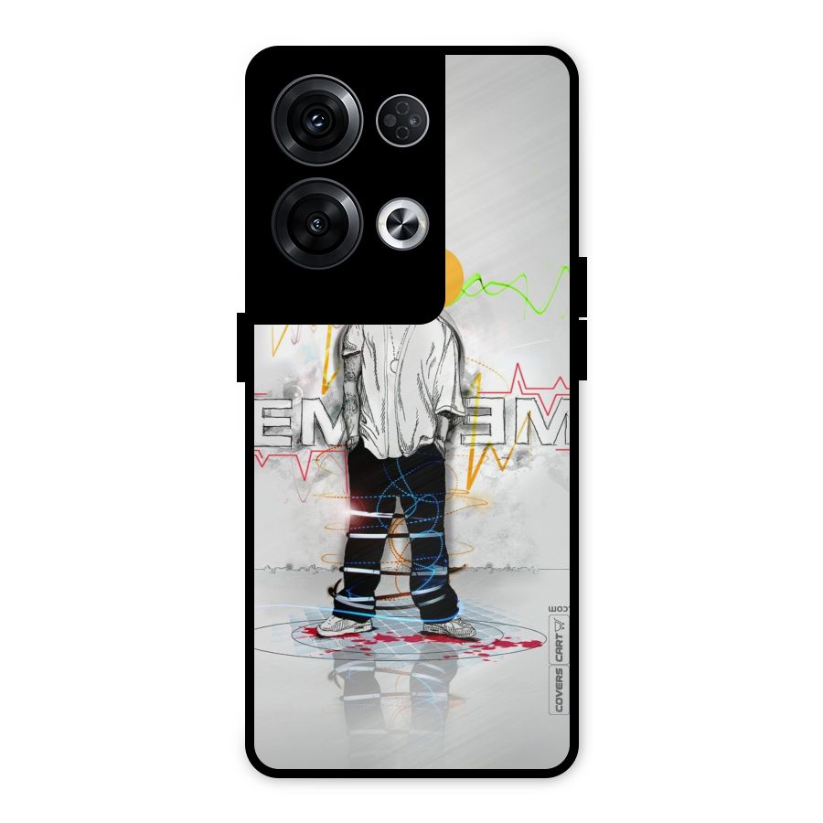 Rap King Eminem Metal Back Case for Oppo Reno8 Pro 5G